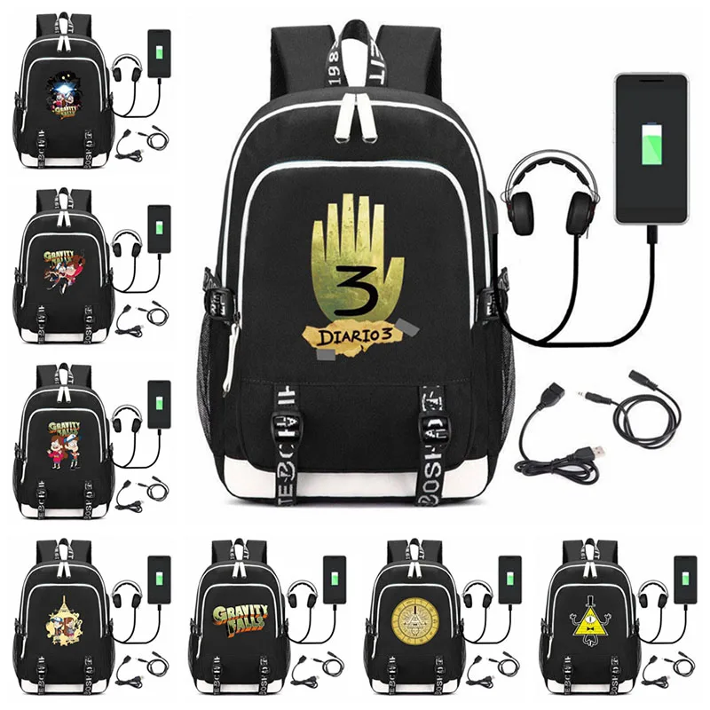Capacidade de Viagem Diário Número Bill Cifra Mochila Bagpack Usb Carga Multifuncional Homem Adolescentes Mochilas Portáteis