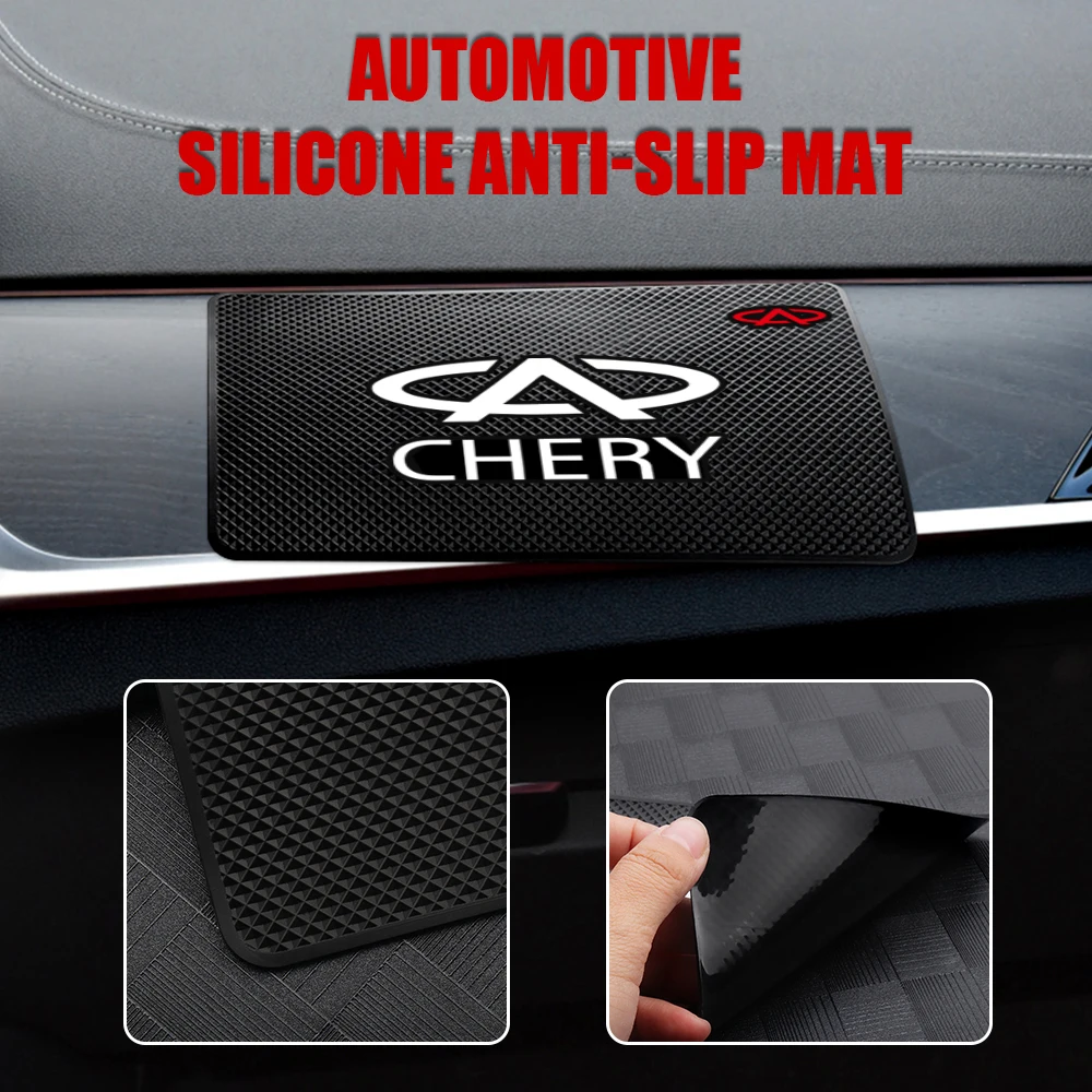 

Car Anti Slip Mat Phone PVC Pad Auto Interior Dashboard Silicone Sticky Pad For Chery Tiggo 2 3 4 5 7 Pro 8 T11 5X Fulwin Amulet