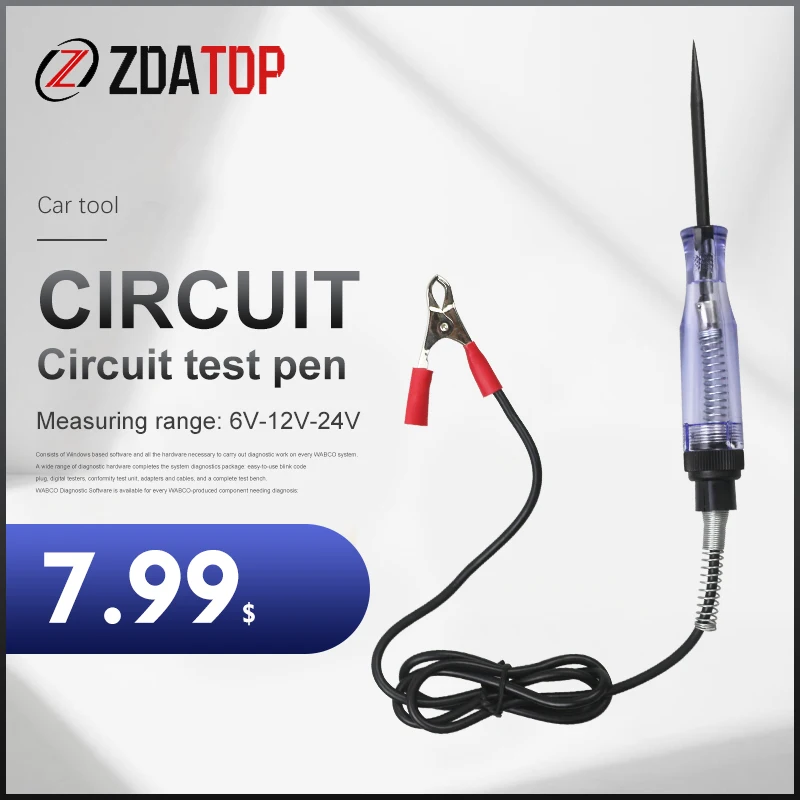 Тестер цепи автомобиля ручка напряжение Электрический авто автомобильный