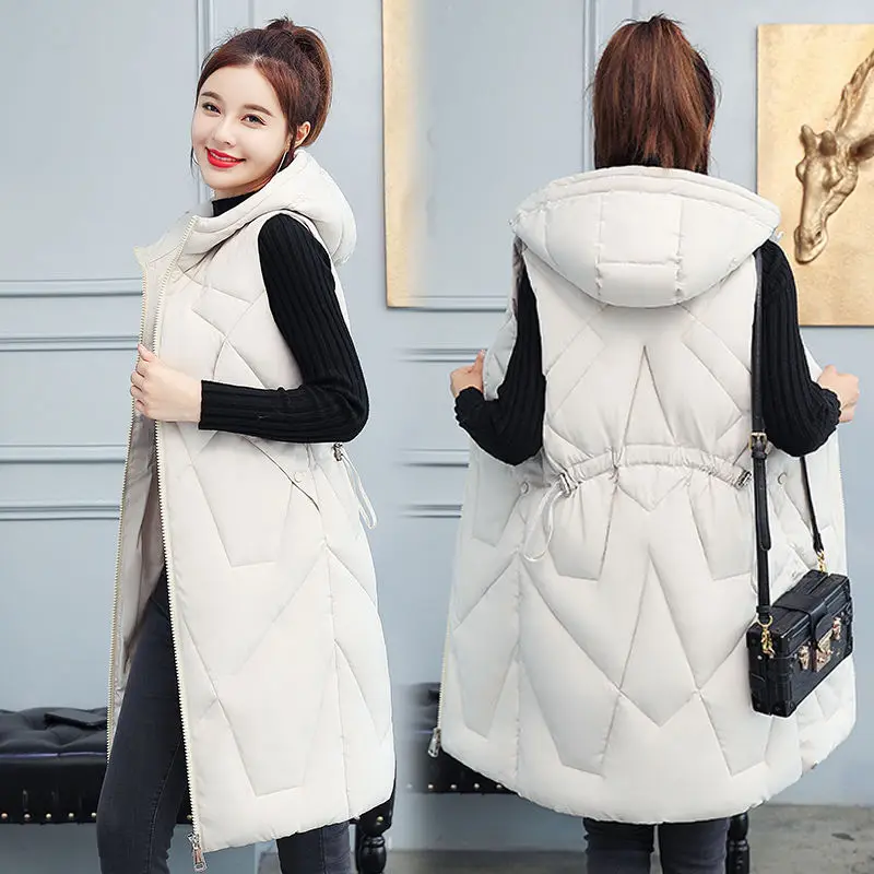 Новинка зимний утепленный хлопковый жилет на пуху женская мода однокнопочный