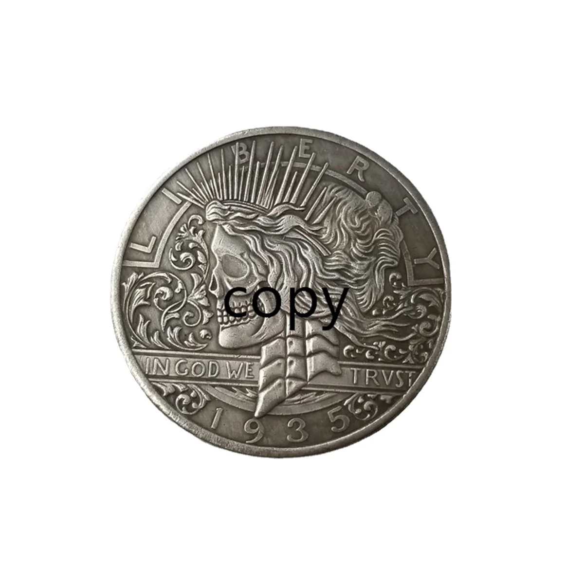 

1935 Skeleton Rangers COIN US Coin Gift Challenge REPLICA Commemorative Coin - REPLICA Coin Medal Coins Collection