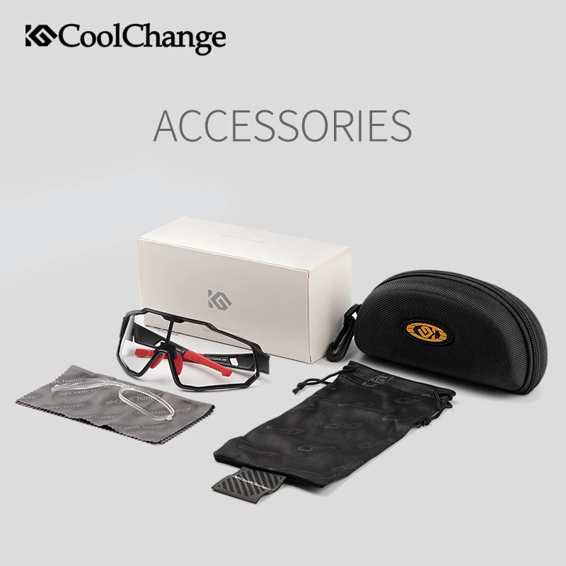 CoolChange фотохромные велосипедные очки для бега спорта на открытом воздухе MTB