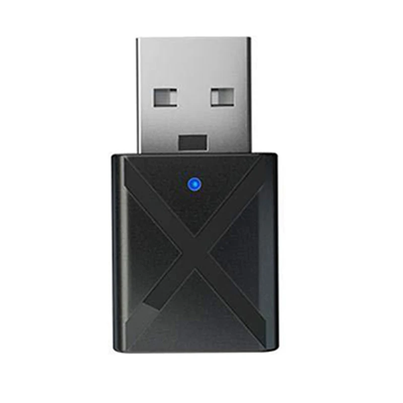 Черный Bluetooth 5,0 приемник передатчик 2в1 3,5 мм аудио RCA AUX USB беспроводной адаптер Hifi стерео для ТВ ПК автомобильный комплект наушники MP3 MP4 - Цвет: Черный