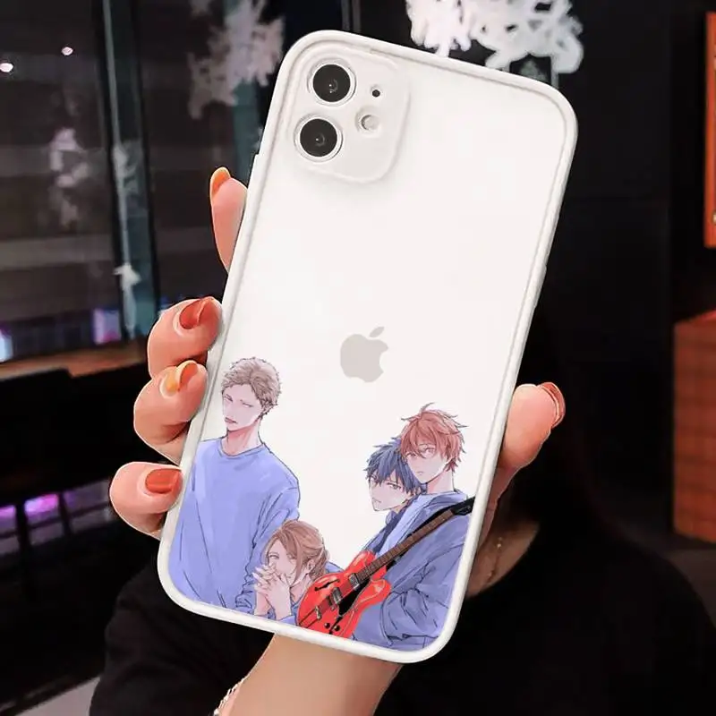 

Japan Anime Given Phone Case Matte Transparent for iPhone 7 8 11 12 s mini pro X XS XR MAX Plus cover funda
