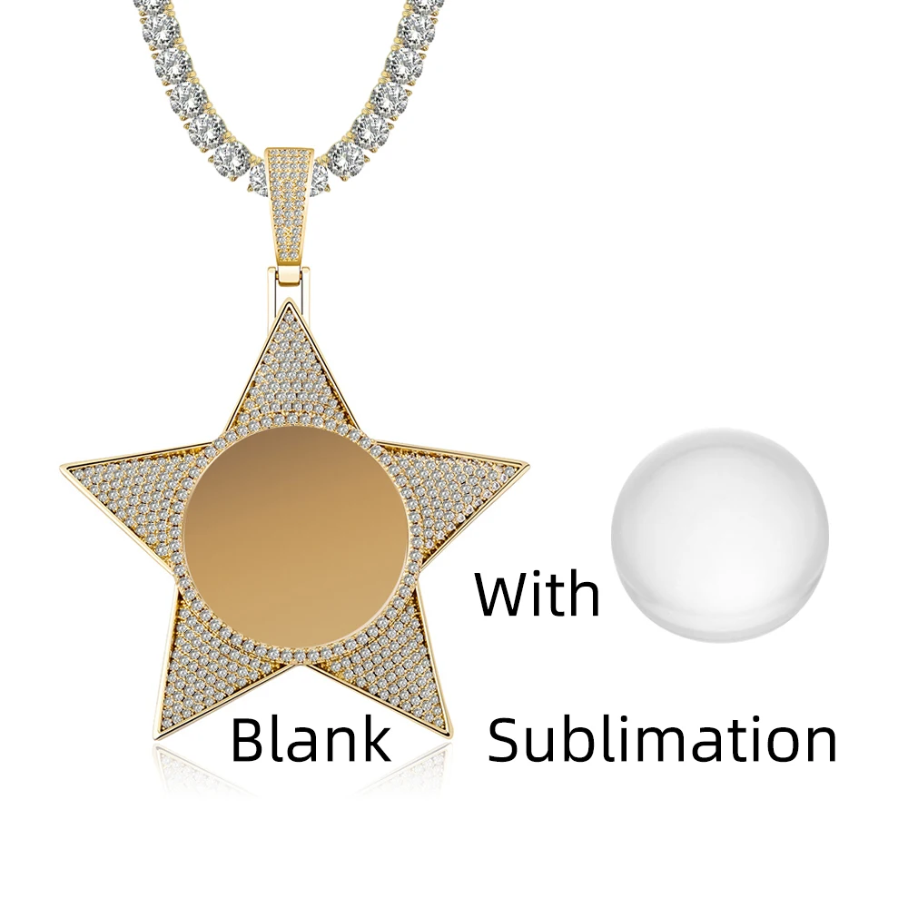 Ожерелье с подвеской в виде пятиконечной звезды Ювелирное Украшение стиле