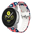 Силиконовый ремешок для Samsung Galaxy Watch Active 2, 20 мм, 22 мм, замена браслета для Galaxy Watch 3, 41 мм, 45