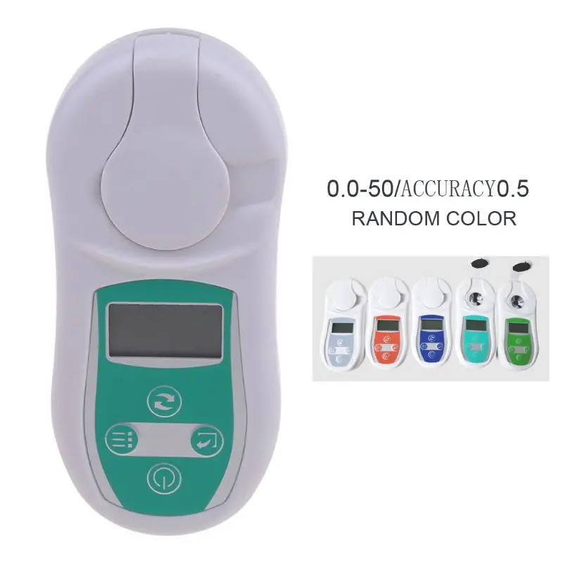 

Digital Brix Refractometer Sugar Testing Meter 0-53% Temperature Compensation