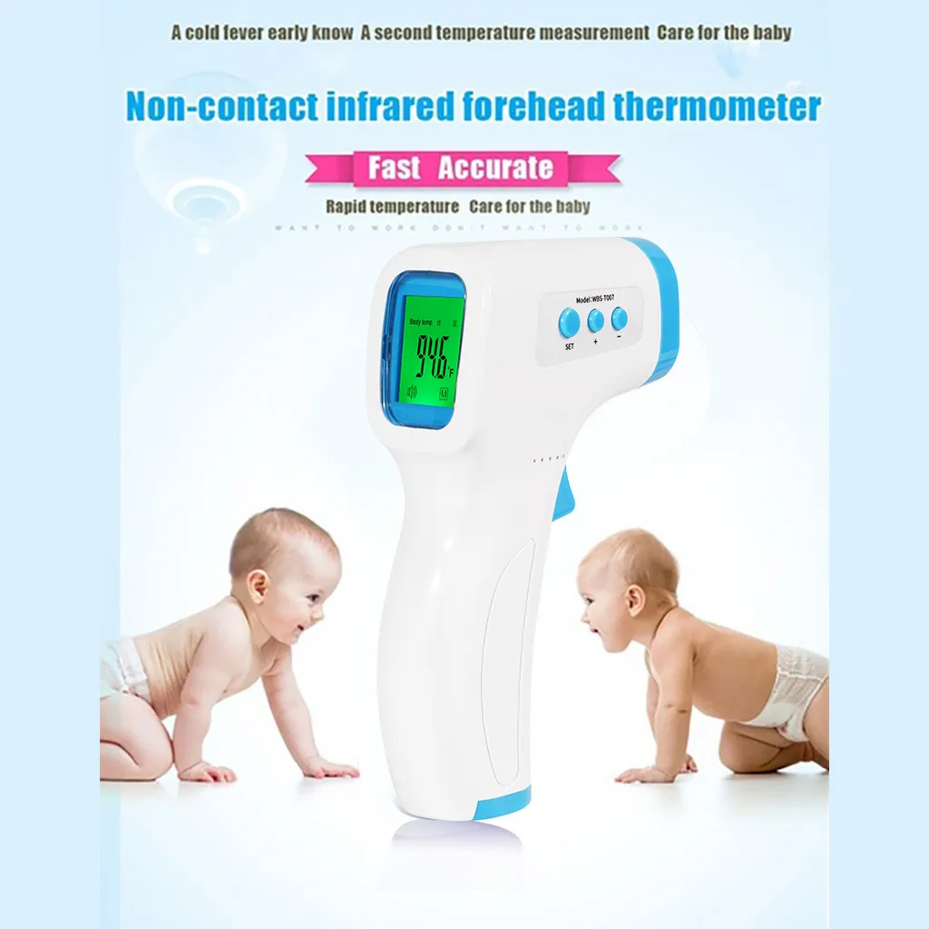 Инфракрасный термометр для обнаружения лба и взрослых детей домашний