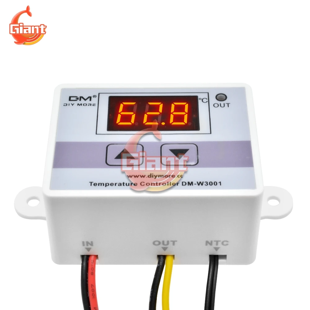 Цифровой термостат W3001 регулятор температуры с изолированным трансформатором