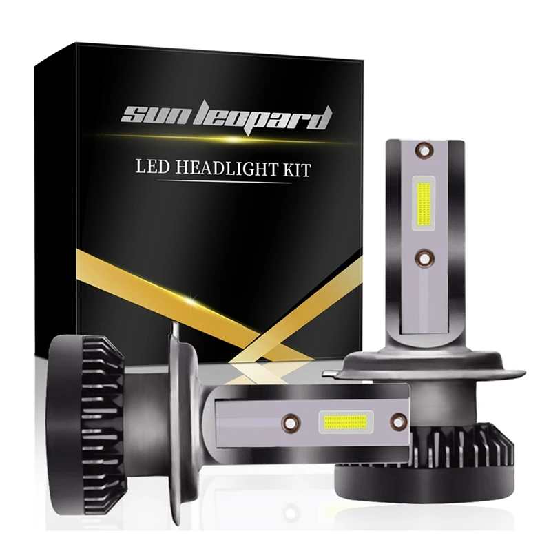 A Pair Of Cars -800W-16000Lm-H7-Led-6000K Car Headlights Beam Lights Far And Near Light Bulb Running | Автомобили и мотоциклы