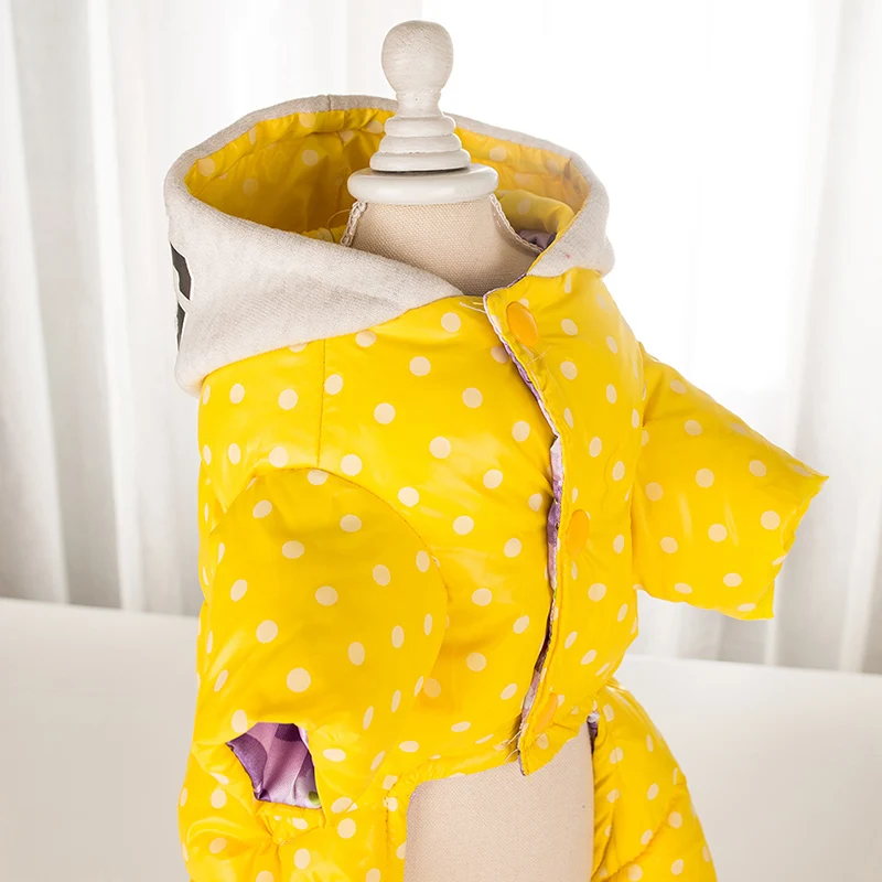 2019 зимняя одежда для собак теплая куртка толстое хлопковое пальто