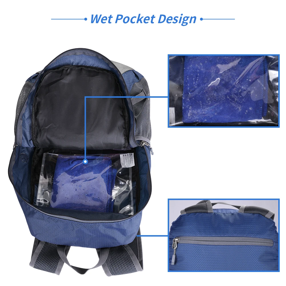 Водонепроницаемый походный рюкзак WATERFLY: Легкая водонепроницаемая сумка с