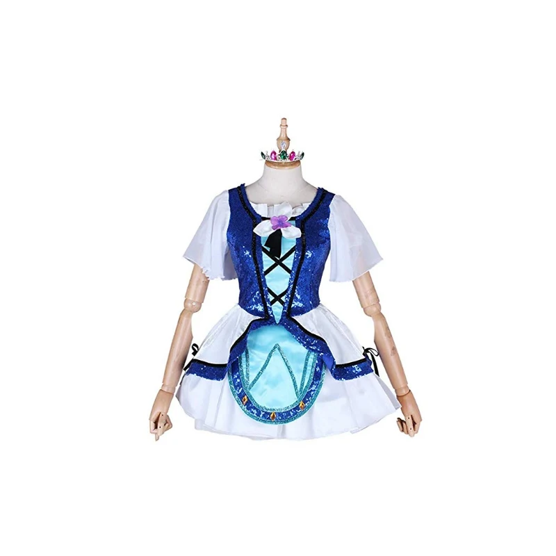 Костюм для косплея Мари охара Love Live Sunshine полный комплект Синяя Униформа костюмы
