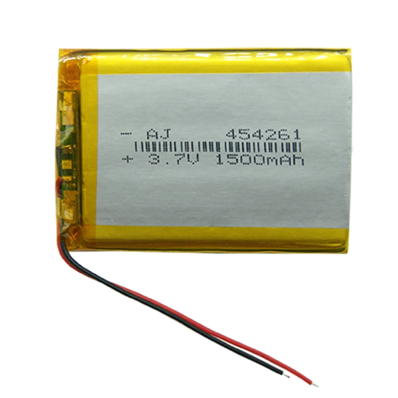 3.7V Lithium Iron Phosphate Battery New 454261 1500mah Large Capacity Square Polymer | Электроника