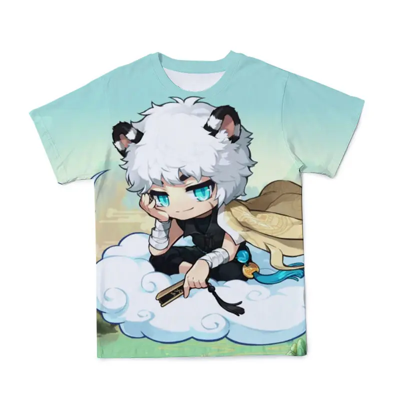 

Summer New Boy/Girl T-shirt Maple Valley Game Pattern 3d Printing T-shirts Fashion Harajuku O-Neck Top Oversized T-shirts