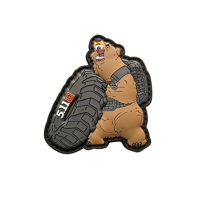 3D ПВХ 5 11 тактическая тренировочная нашивка на липучке рюкзак для одежды | Дом и