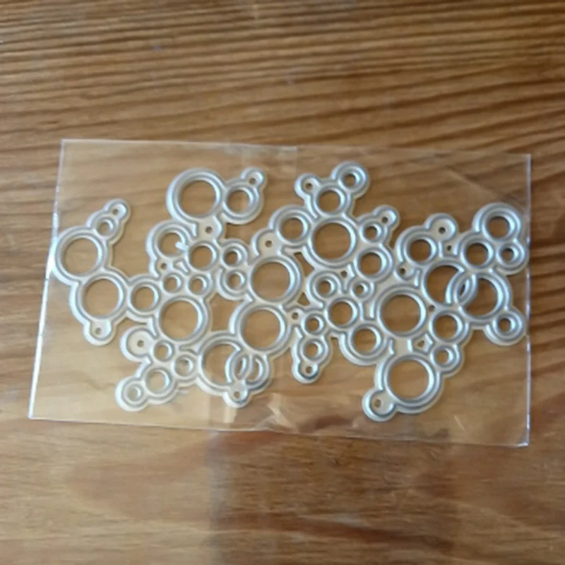 1 предмет круглая звенованная DIY Набор вырубных штампов &quotТрафаретный