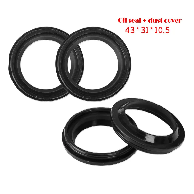 

Rubber Back Motorcycle 43x31x10.5mm Front Fork Shock Absorber Oil Seals For For WuYang Honda WY125A- C-F MCR125
