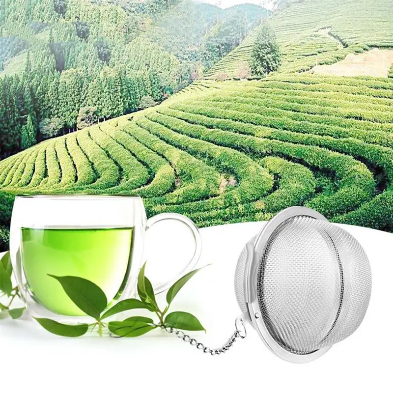 

3 Size Stainless Steel Tea Infuser Sphere Locking Spice Tea Ball Strainer Mesh Infuser Tea Filter Strainers Kitchen Accessories