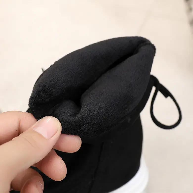 

Winter thigh-high boots sloping and thick-soled with versatile and velvety elastic boots skinny boots for women