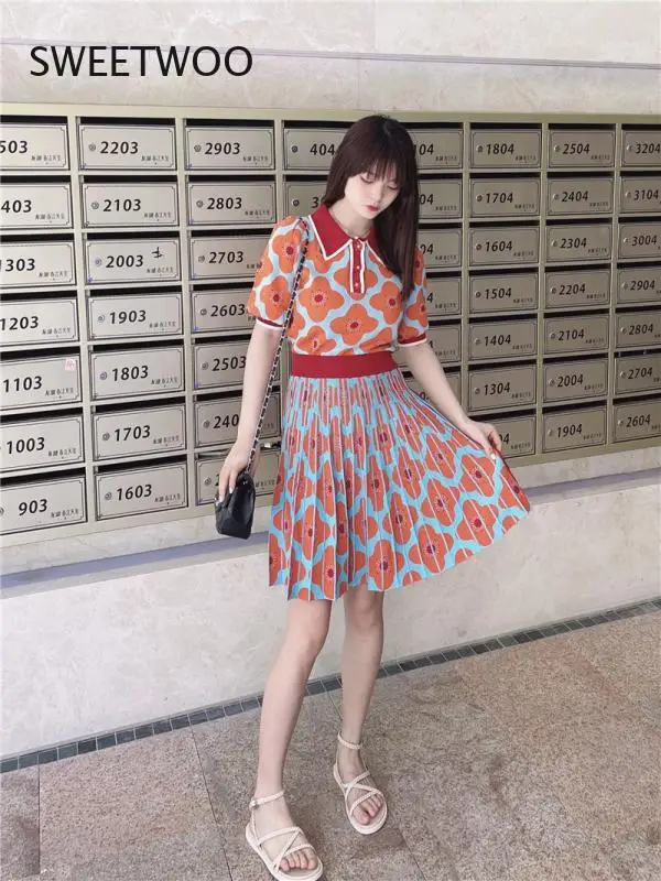 Женский жаккардовый укороченный топ трикотажный тонкий свитер с отложным