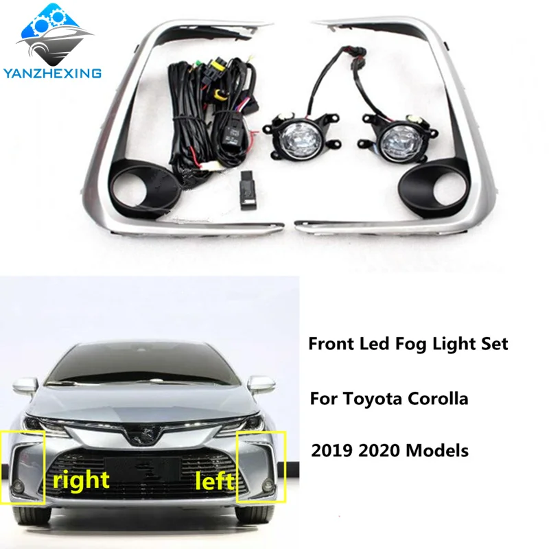 Новый высококачественный комплект противотуманных фар для переднего бампера 12 В