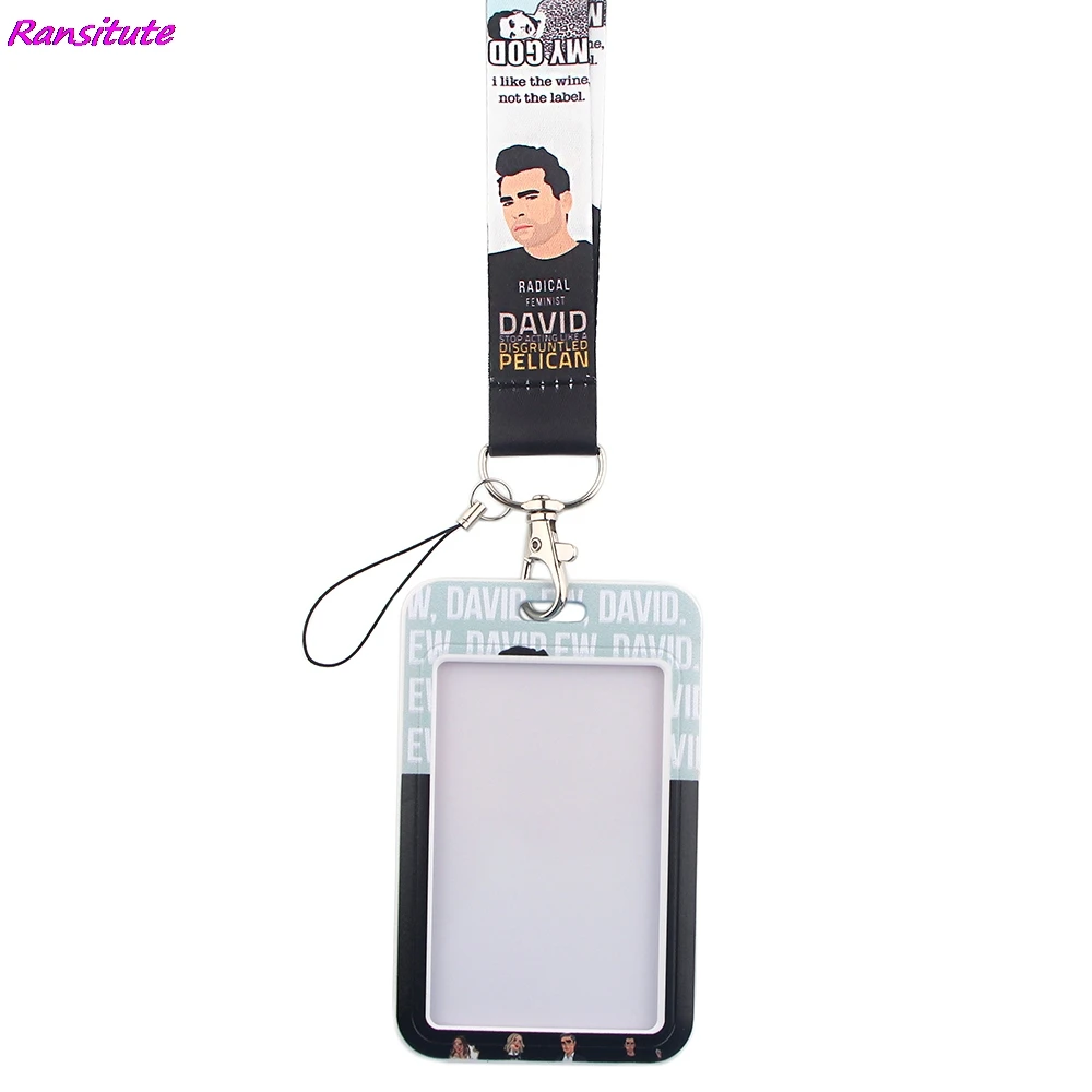 Ransitute R1416 ТВ показать шнурки для кредитных карт ID держатель значка студент Для
