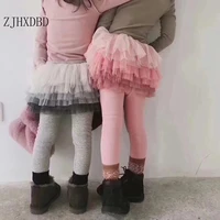 2 10y toddler leggings for girls skirt pants mesh culottes girl pants baby girl trousers cotton kids sweatpants children clothes
