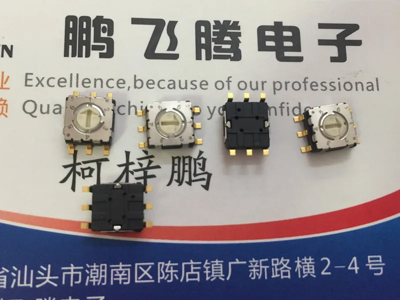 1PCS Japan COPAL S-7060ETB 1-6 position/6 gear rotary dial coding switch patch 6 feet positive code 3: 3 | Электронные