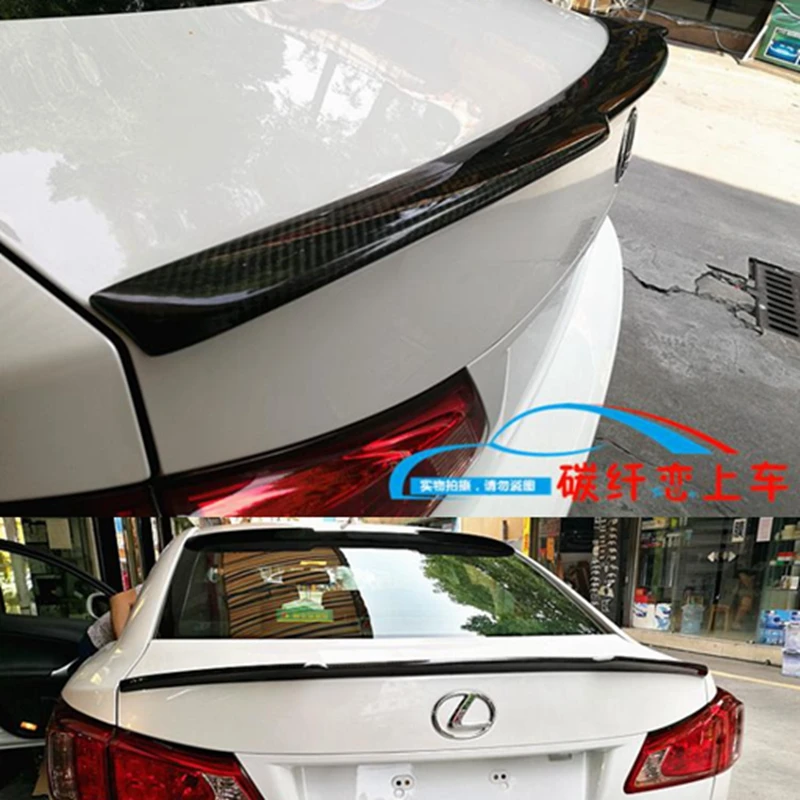 

Fit For Lexus IS250 IS300 IS350 2007 2008 2009 2010 2011 2012 2013 Carbon fiber Primer Color Exterior Rear Wing Spoiler