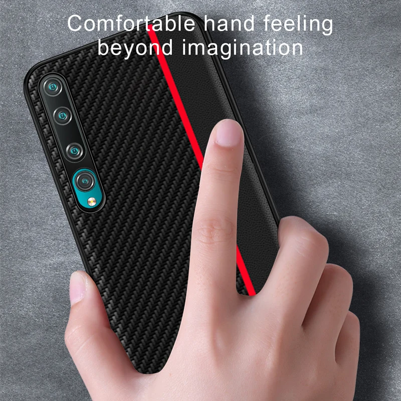 CENMASO для Xiaomi Mi 11 Pro Ультра чехол из углеродного волокна Кожаный 10 Ultra Lite Redmi Note 9 8