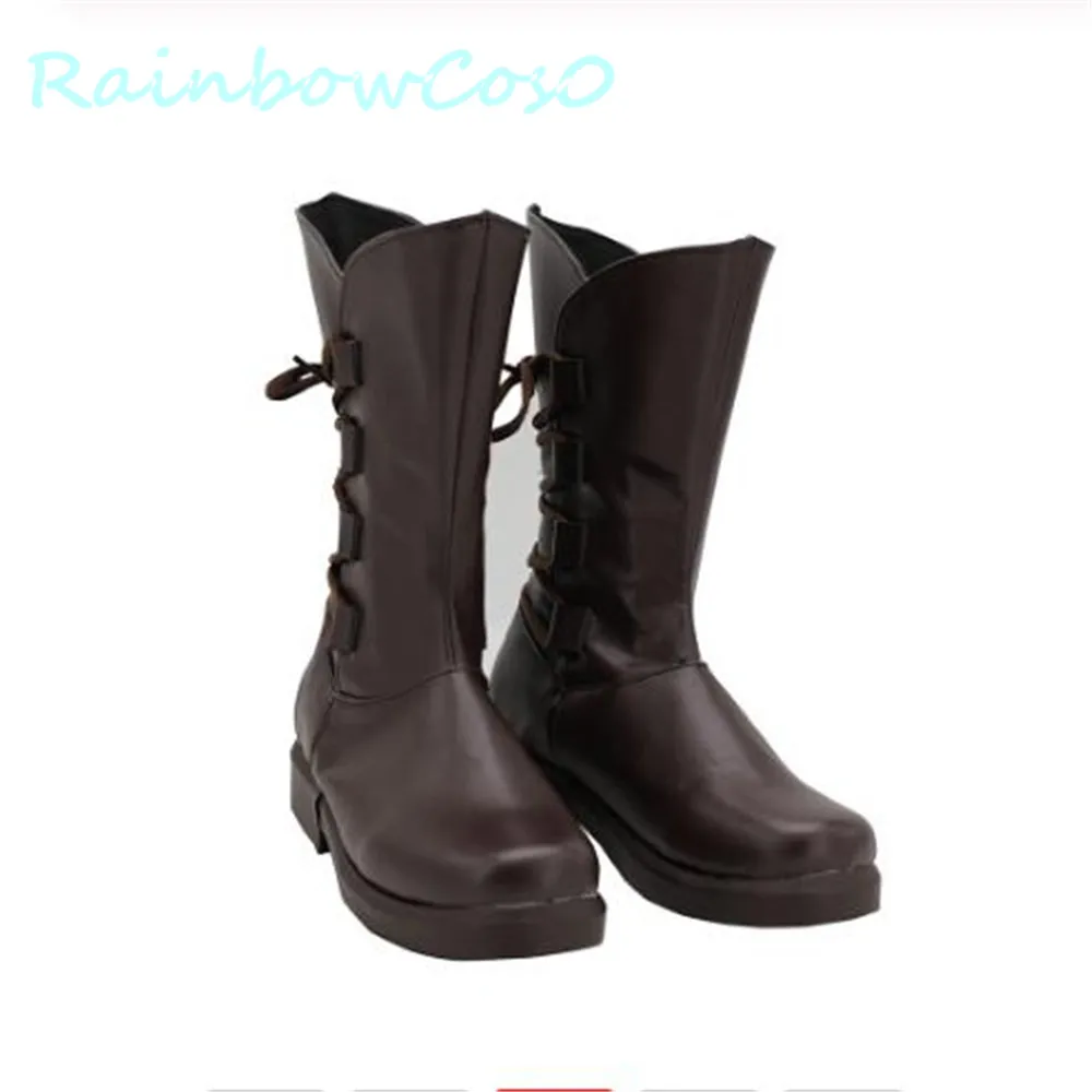 Обувь для косплея Рей Скайуокера коричневая обувь последний джедаев RainbowCos0