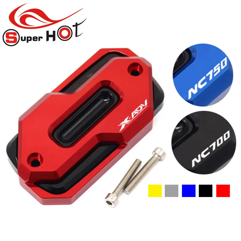 

For Honda X-ADV750 xadv 750 NC750X/S NC700X/S nc 750x/s 700x/s Accessories CNC Front Brake Fluid Reservoir Fluid Tank Cover Cap