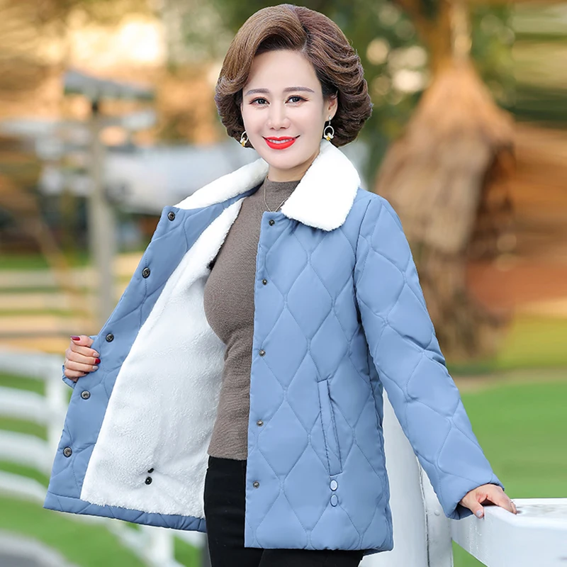 

Новинка, куртка, осенне-зимнее клетчатое шерстяное пальто, женское короткое бархатное плотное шерстяное пальто, маленькое кашемировое паль...