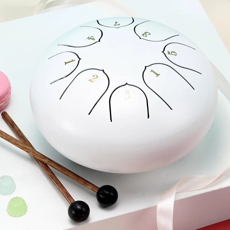 6 дюймовый барабан для языка мини 8 тонный стальной C ручная сковорода с барабаном