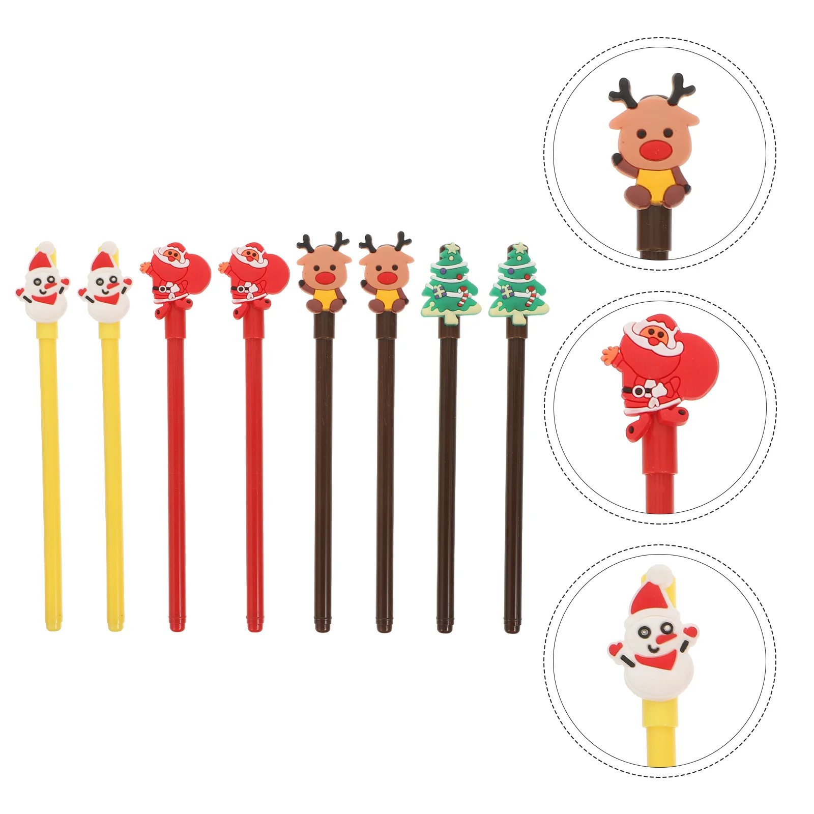 

Ручка для письма, Рождественский дизайн, 16 шт., ручки для студентов (разные цвета)