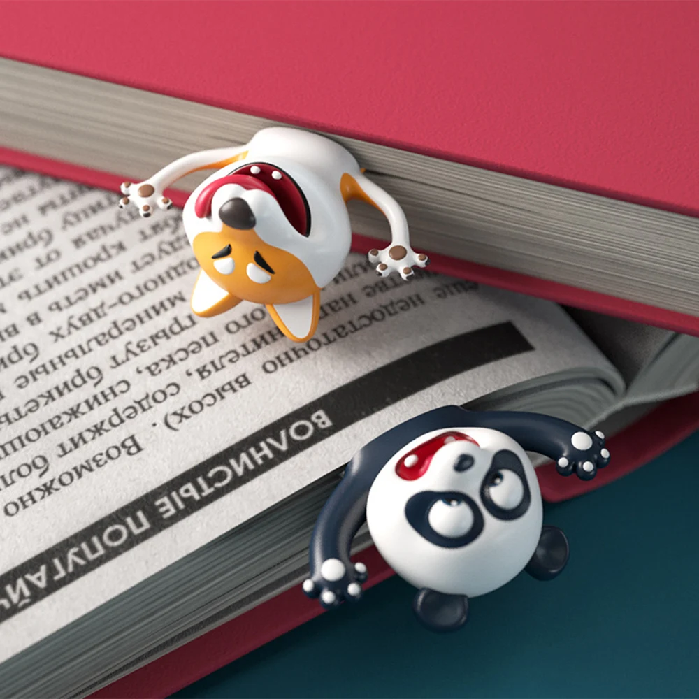 Забавная 3D книжка-маркер из ПВХ с рисунком животных