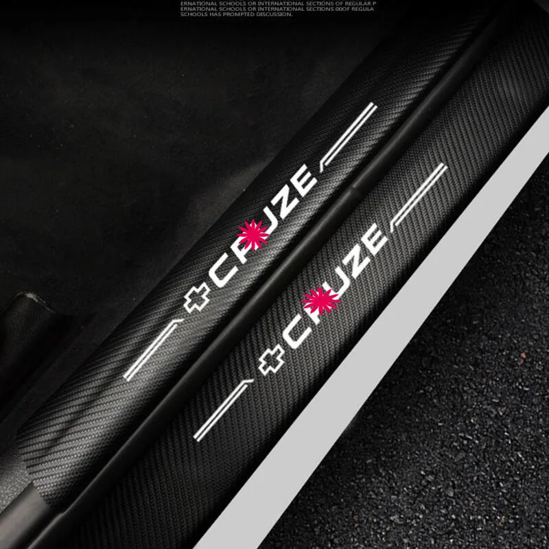 Стикер для автомобиля протектор порога потертые пластины кожаная наклейка на