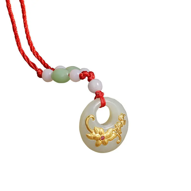 

2020 Promotion Hearts Choker Necklace Cluci Cage Pendants Asg Direct Sale Inlaid And Fuguihua Pendant Hetian Necklace Natural
