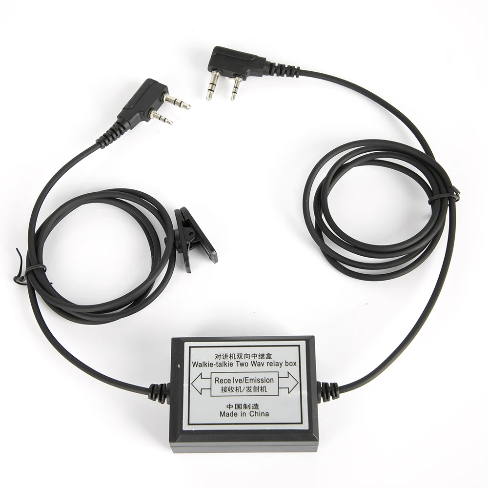 1PCS RPT-2K Two Way Relay Walkie Talkie Repeater Box For Two Handheld Radio For Baofeng Wouxun Puxing K Port