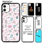 MaiYaCa кухонная утварь для выпечки шеф-повара чехол для телефона для iPhone 5 SE 6 6s 7 8 plus X XR XS 11 12 13 pro max Samsung Galaxy S8 S9 S10