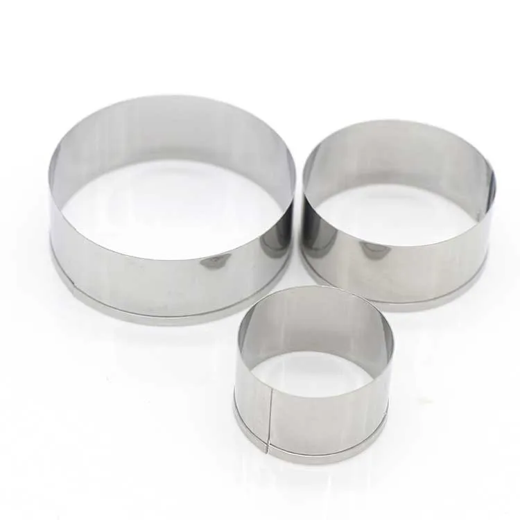 3 шт./компл. круглая форма для хлеба из нержавеющей стали мини мусса колец