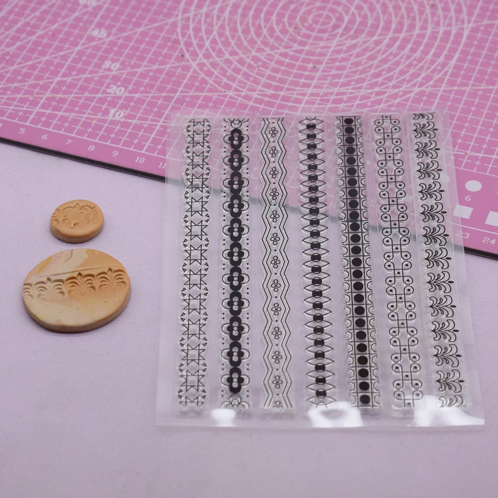 Глина штамп текстура коврик для тиснения лист керамическая керамика Полимерная