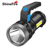 2000m flashlight high power super bright led searchlight handheld portable spotlight rechargeable lighting for adventure camping