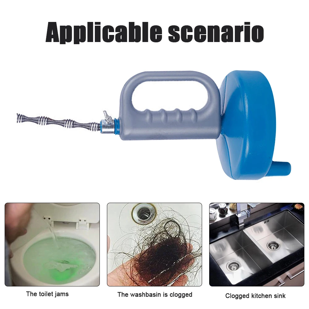 Ручной инструмент для блокировки канализационной трубы в кухонном туалете