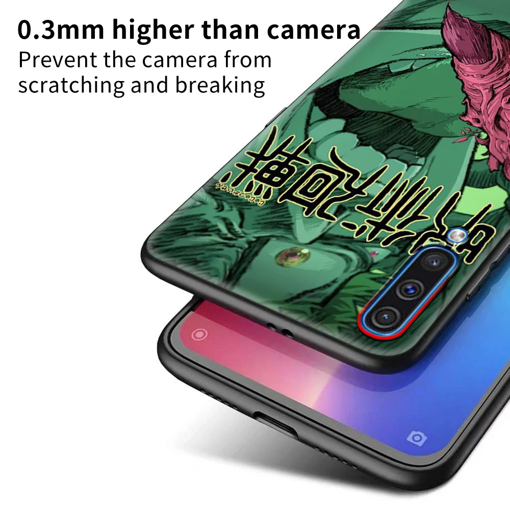 

Phone Case For Samsung Galaxy A90 A80 A70 A60 A50 A40 A30 A20 A10 Black Silicone Cover Jujutsu Itadori
