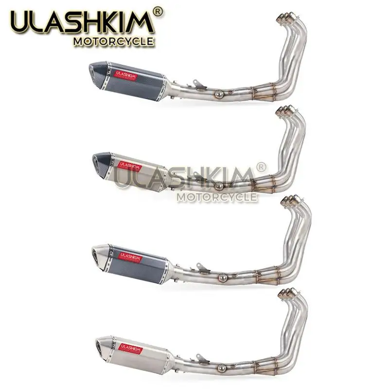 Мотоцикл глушитель Escape 304 сталь средняя труба контакт скольжения для yamaha FZ09 MT09 MT 09