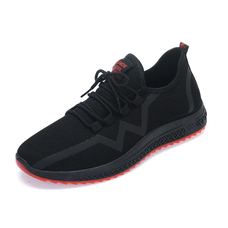 Summer 19 New Style Korean-style Trend Old Beijing Cloth Shoes Men's Sports Casual Breathable Fly Woven MEN'S SHOES Manufacturer