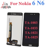 for nokia 6 n6 lcd display touch screen digitizer for nokia ta 1003 ta 1033 ta 1021 ta 1025 assembly replacement