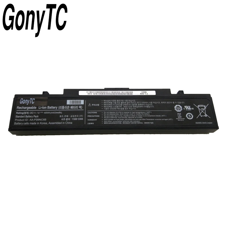 Оригинальный аккумулятор для ноутбука Samsung AA PB9NS6B PB9NC6B R580 R540 R519 R525 R430 R530 RV511 RV411 RV508
